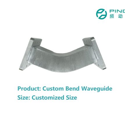 Custom Aluminum Bend Waveguide Low Loss Microwave Bend Waveguide Component for Industrial Magnetron Microwave Equipment