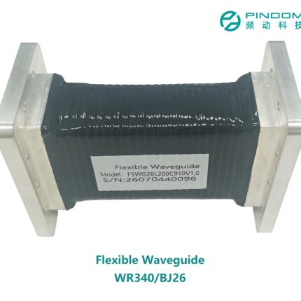 Flexible Waveguide WR340 BJ26 Customizable Flexible Waveguide Connector for Industrial Microwave System